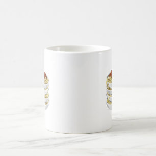 Caneca De Café Massas alimentícias saborosas com Comida