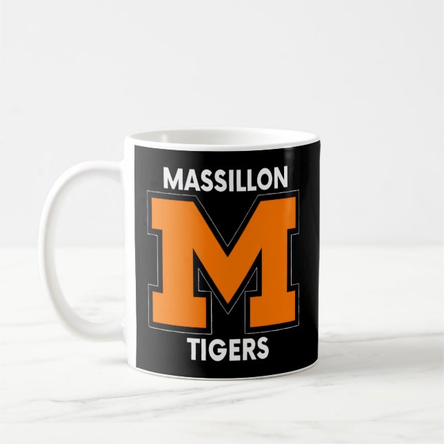 Caneca De Café Massillon M Sports Baseball Basball Ti (Esquerda)