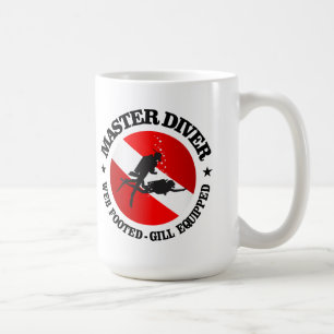 Caneca De Café Master Diver (Medalhão)