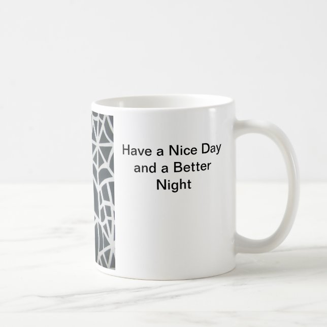 Caneca De Café Masterpeça da Natureza: Uma Web de Aranha. (Direita)