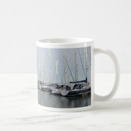 Caneca De Café Mástiles Iluminados pelo Sol