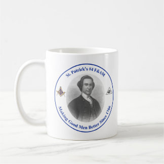 Caneca De Café Mata de café com Rua. Logotipo 4 de Patrick em doi