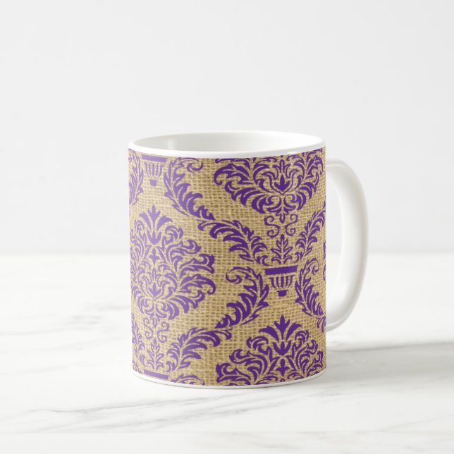Caneca De Café Mata de café prisional púrpura (Frente Esquerda)
