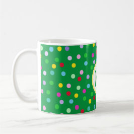 Caneca De Café Mata de café verde monograma