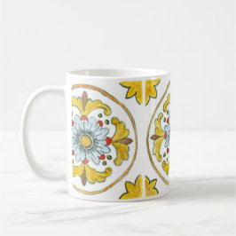 Caneca De Café Mata de cerâmica com design tradicional siciliana