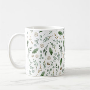 Caneca De Café Mata de Natal Verde Florestal