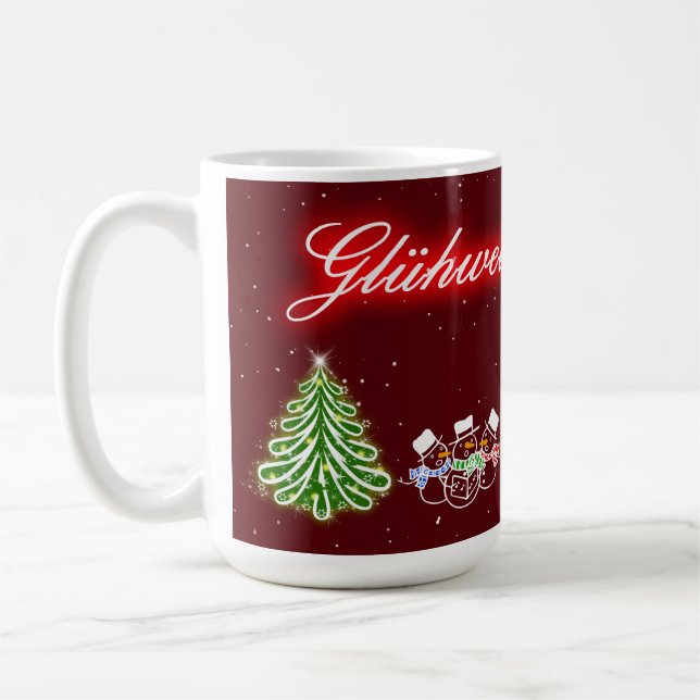 Caneca De Café Mata de vinho com tinto mole/Glühwein (Esquerda)