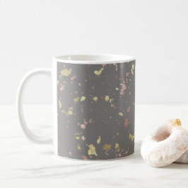 Caneca De Café Matar as Cinzas Douradas e Rosa Douradas dos Floco