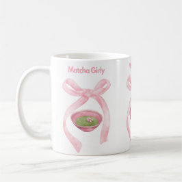 Caneca De Café Matcha, Arco Coquette, Arco Rosa, Matcha Girly, Ma