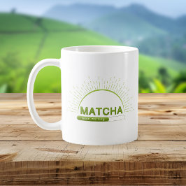 Caneca De Café Matcha Lover Good Morning Green Mug