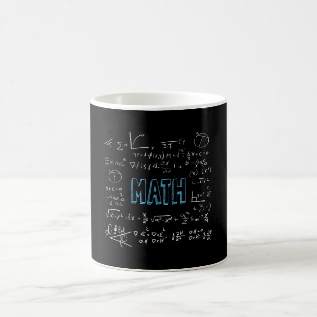 Caneca De Café Matemática das fórmulas matemáticas (Centro)
