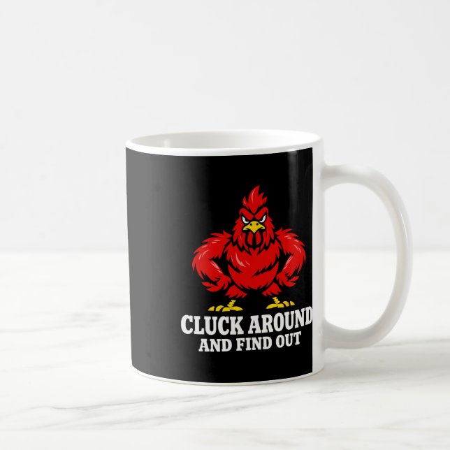 Caneca De Café Matemática das Galinhas Muitas Galinhas Humor de G (Direita)