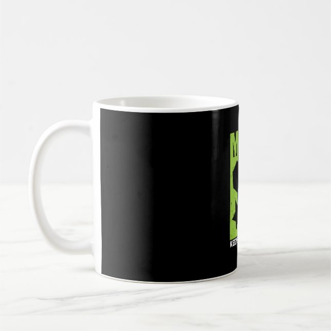 Caneca De Café Matemática do professor de matemática mantém você  (Esquerda)