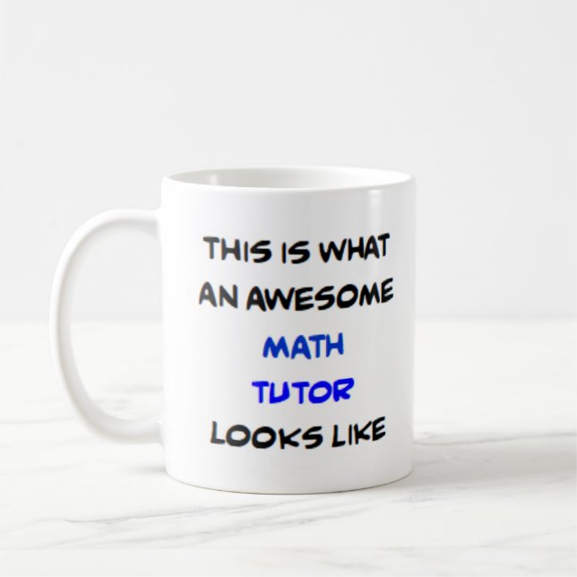 Caneca De Café Matemática do professor, incrível (Esquerda)