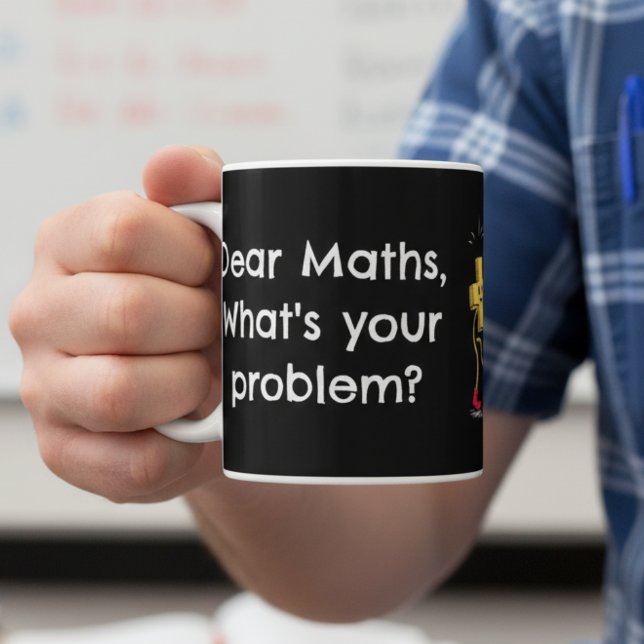 Caneca De Café Matemática dos professores de matemática Ensino de (Criador carregado)