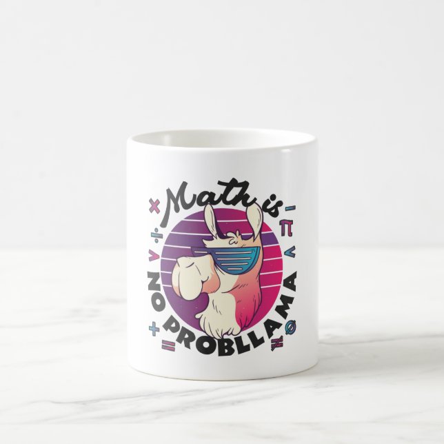 Caneca De Café Matemática Não É ProbLlama (Centro)