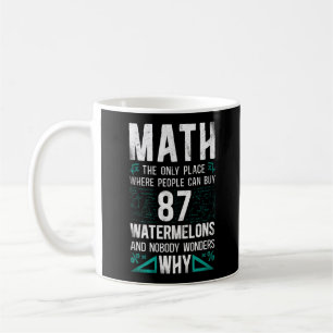 Caneca De Café Matemática O Único Lugar Onde O Pessoas Pode Compr