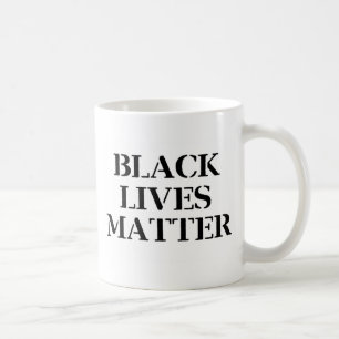 Caneca De Café Matéria preta das vidas