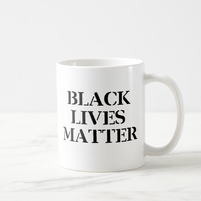 Caneca De Café Matéria preta das vidas (Direita)