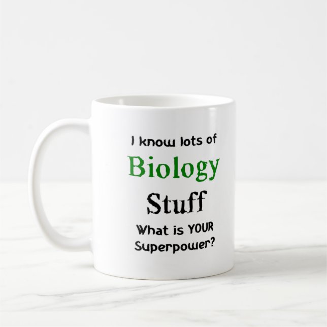 Caneca De Café material de biologia (Esquerda)