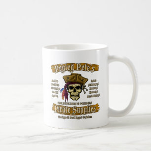 Caneca De Café Material pirata de Pegleg Pete