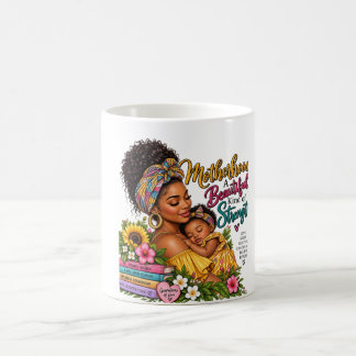 Caneca De Café Maternidade Bonita, Bondosa e Forte