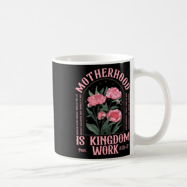 Caneca De Café Maternidade É Trabalho do Reino Dia das Mães Crist (Direita)