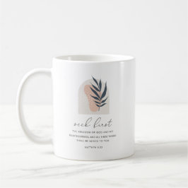 Caneca De Café Mateus 6:33 Busque Primeiro