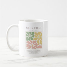 Caneca De Café Mateus 6:33 Busque Primeiro
