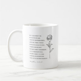 Caneca De Café Mateus 6:33 Busque Primeiro