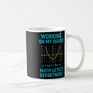 Caneca De Café Mathletics Trabalhando Meus Quadríceps Professor d