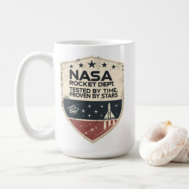 Caneca De Café Mato de foguete da NASA testado por tempo comprova (Com Donut)