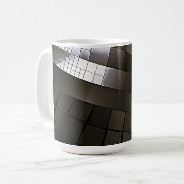 Caneca De Café Matriz de aço curvado (Frente Esquerda)