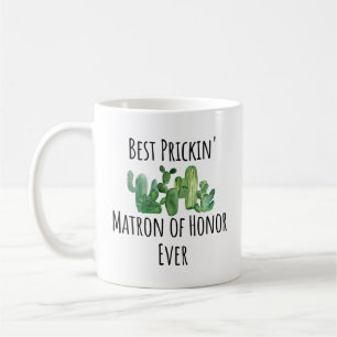 Caneca De Café Matron da Noiva de Casamento de Honra