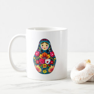 Caneca De Café Matryoshka Doll