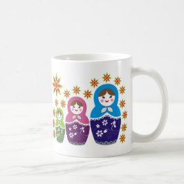 Caneca De Café Matryoshka Doll Mugs