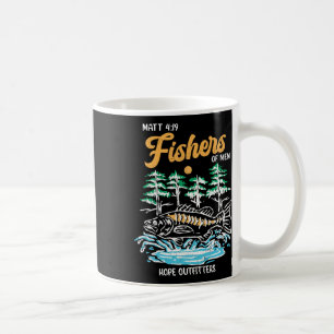 Caneca De Café Matt 419 Fishers De Homens Pais Cristãos Da Pesca
