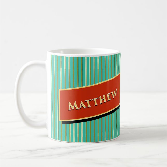 Caneca De Café Matthew Virgo Modern Retro (Esquerda)