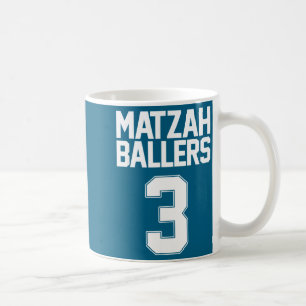 Caneca De Café Matzah baller 3 time judaico engraçado time de bas