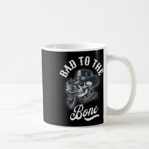 Caneca De Café Mau Para O Cabelo Ósseo Rebelde Edgy Halloween