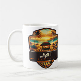Caneca De Café Maui, Havaí | Antigo
