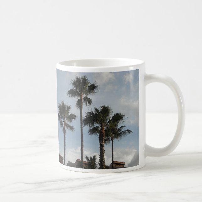 Caneca De Café Maui Hawaii Palm Trees (Direita)