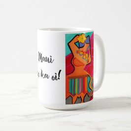 Caneca De Café Maui Mod Hula Girl Mug
