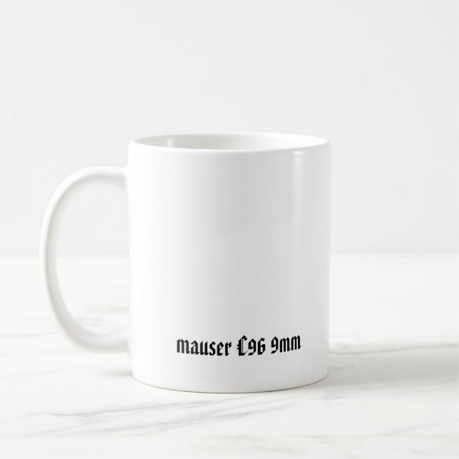 Caneca De Café Mauser C96 9mm (Esquerda)