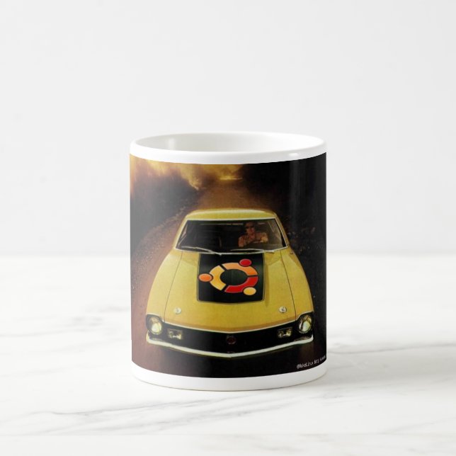 Caneca De Café maverick_ubuntu (Centro)