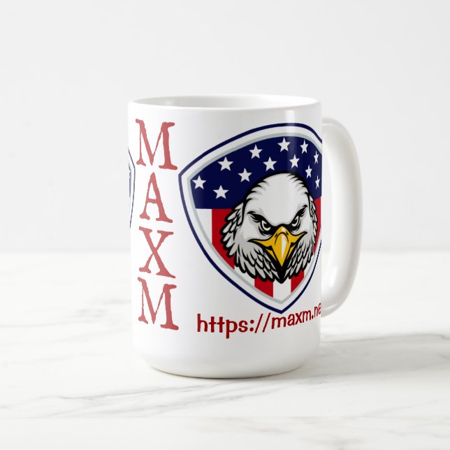 Caneca De Café MáxM Coffee Mug (Frente Esquerda)