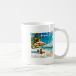 Caneca De Café Mazatlan México Belos Praias Alma das Palmeiras