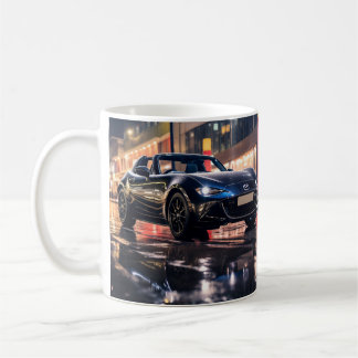 Caneca De Café Mazda MX5 Miata ND Gen 4 Jet Black Mug