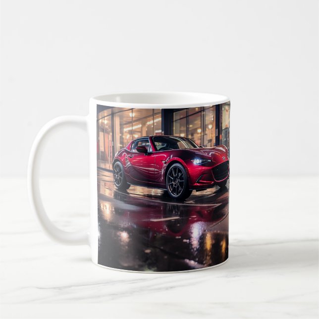 Caneca De Café Mazda MX5 Miata ND Gen 4 Soul Red Mug (Esquerda)