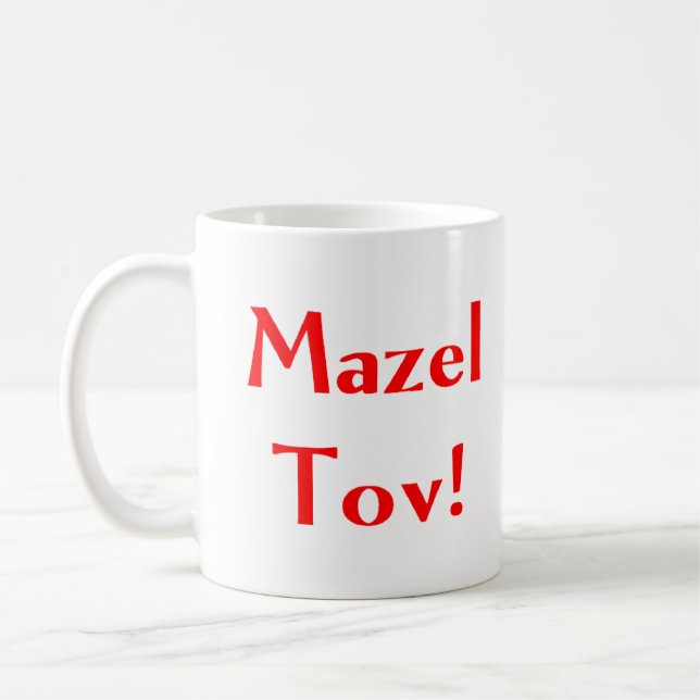 Caneca De Café mazel tov (Esquerda)